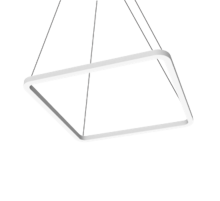 Светодиодный светильник Enso Q 990х990х40 мм 57 Вт 3000 K подвесной RAL9003 белый матовый с рассеивателем опал  V1-R0-0Q525-30000-2005730  VARTON