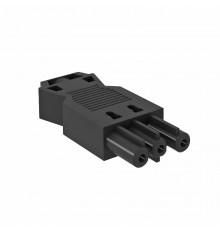 Разъем 3-полюсный Modul45connect, вилка 16 А, 250 B (черный) (BT-S GST18i3p SW)  6108056  OBO Bettermann