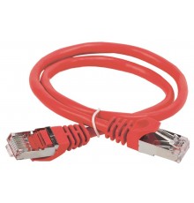 Коммутационный шнур (патч-корд), кат.5Е FTP, 1м, красный  PC04-C5EF-1M  ITK