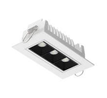 Cветильник светодиодный DL-STELLAR встраиваемый поворотный 120x62x45mm 8W 4000K 34° DALI белый  V1-R0-00408-10D25-2000840  VARTON