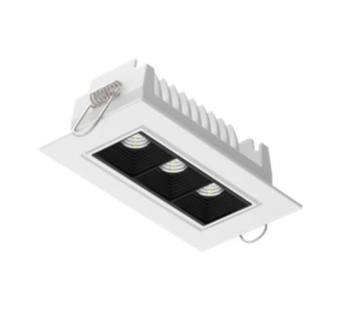 Cветильник светодиодный DL-STELLAR встраиваемый поворотный 120x62x45mm 8W 4000K 34° DALI белый  V1-R0-00408-10D25-2000840  VARTON