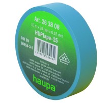 Изолента ПВХ, цвет синий, шир. 25 мм, длина 20 м, d 74 мм  263870  Haupa