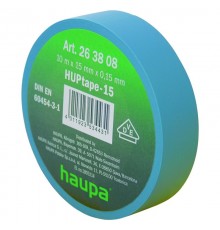 Изолента ПВХ, цвет синий, шир. 25 мм, длина 20 м, d 74 мм  263870  Haupa