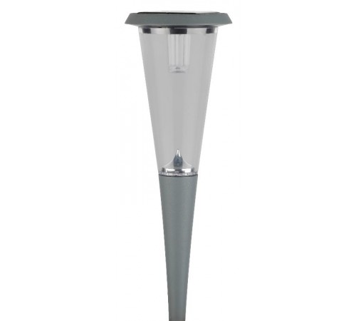 Cветильник садовый декоративный на солнечной батарее, SL-AL50 алюминий, серый, 50 см  Б0007522  ЭРА