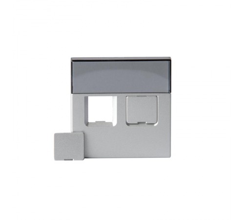 Накладка для 2хRJ45, Impressivo, алюминий  1819-83   2TKA000607G1  ABB