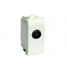 TV розетка без согласующего сопротивления (ПРОХОДНАЯ). слон. кость. 1мод.  75581S  DKC