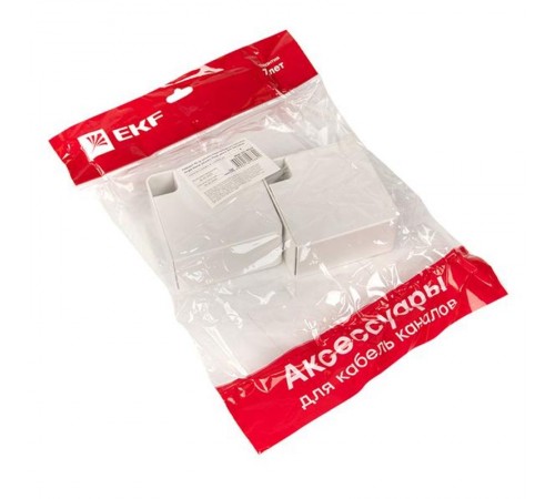 Поворот 90 гр. (60х40) (4 шт) Plast EKF PROxima Белыйabw-60-40x4EKF