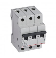 Выключатель автоматический трехполюсный RX3 4500 40А C 4,5кА  419712  Legrand