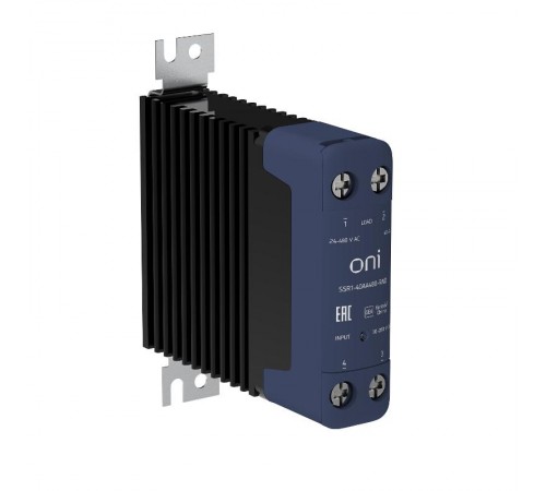 Реле твердотельное SSR1 40А 90-280В AC 24-480В AC с рад.  SSR1-40AA480-RAD  ONI