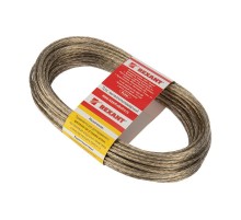 Трос стальной в ПВХ изоляции d=3.0 мм моток 20 м  09-5130  REXANT