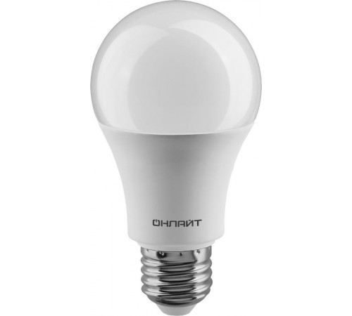 Лампа светодиодная 90 408 OLL-A60-27-230-6.5K-E27 (PRO 90-240 В)  90408  ОНЛАЙТ