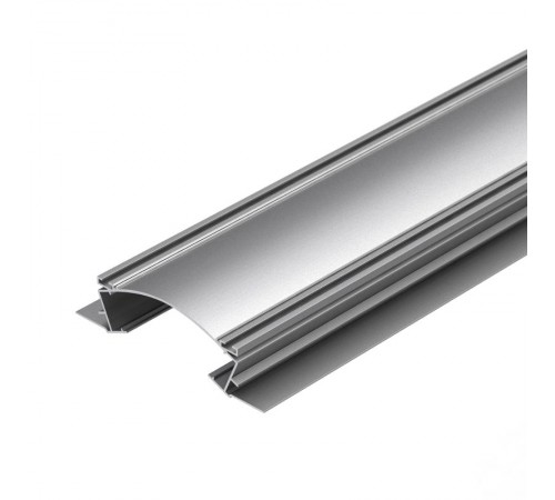 Профиль с экраном ALM-ARC-DOUBLE-2000 ANOD+FROST (arlight, Алюминий)  029852  Arlight