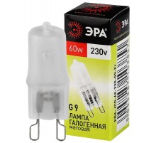 Лампа галогенная матовая 60Вт 220В G9 JCD  C0027364  ЭРА