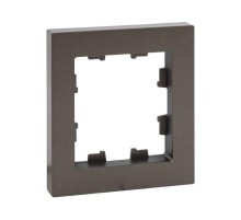 1 - местная рамка, мокко, пластик Эпика  UP1-FPM-01 EKF