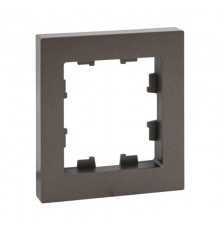 1 - местная рамка, мокко, пластик Эпика  UP1-FPM-01 EKF