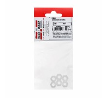 Гайка DIN 934 Нейлоновая/ полиамид M6 (6шт)-пакет ( 0,011 кг)  144297  Tech-KREP