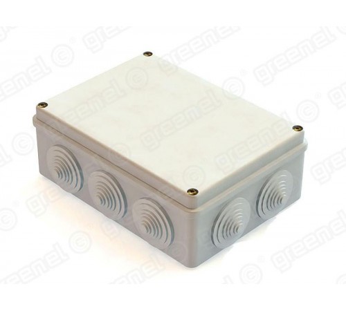 Коробка распределительная для о/п 190х140х70 10 гермовводов IP55  GE41244  GREENEL