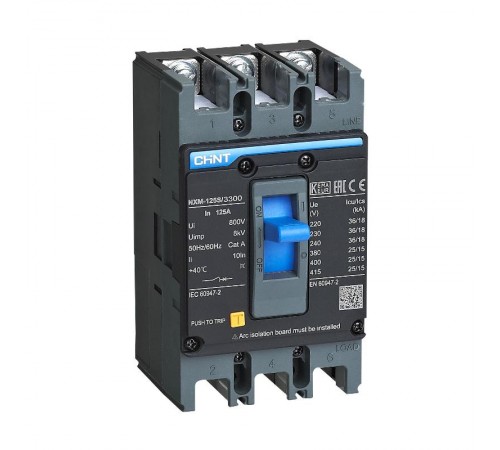 Выключатель автоматический NXM-125H/3Р 25A 50кА (R)  844285  CHINT