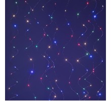 Гирлянда Занавес ЕGNIG - ZM с пультом, мультиколор, 300 LED, 3*3 м, с пультом, USB, 220 V, IP20  Б0056000  ЭРА