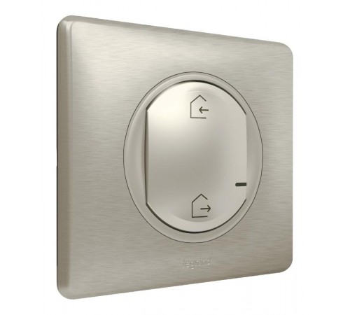 Выключатель главный беспроводной Celiane "Я дома/Я вне дома" рамка титан; титан Netatmo  064873  Legrand