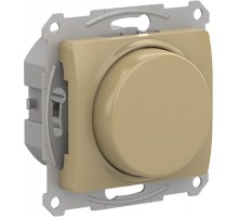 Glossa Титан Светорегулятор (диммер) повор-нажим LED RC 400Вт механизм  GSL000423  SE