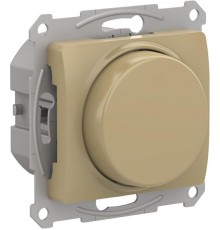 Glossa Титан Светорегулятор (диммер) повор-нажим LED RC 400Вт механизм  GSL000423  SE