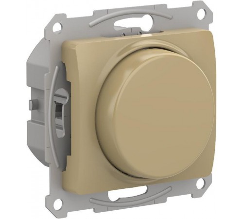 Glossa Титан Светорегулятор (диммер) повор-нажим LED RC 400Вт механизм  GSL000423  SE