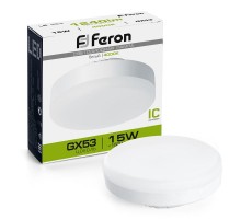 Лампа светодиодная LB-454 (15W) 230V GX53 4000K, для натяжных потолков  25836  FERON
