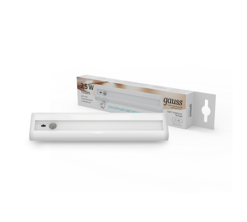 Светильник светодиодный многофункциональный автономный 2,5W (линейный, белый)  CL003  Gauss