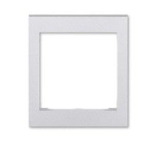 ABB Levit Серебро Накладка на рамку 55х55 промежуточная  3901H-A00355 70  2CHH010355A4070  ABB