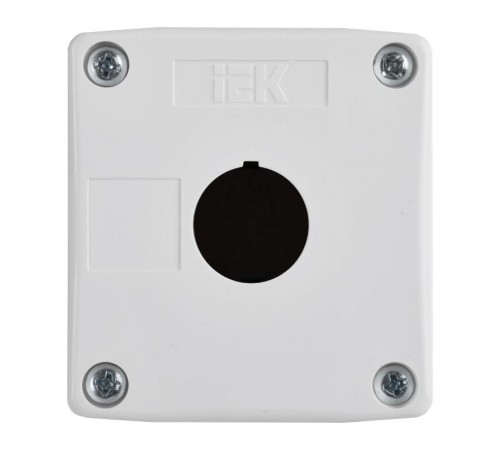 Корпус постов КП101-Р для кнопок 1 место белый  BKP10-1-K01-R  IEK