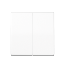 Клавиши для сдвоенного выключателя; термопласт; белые  AS591-5BFWW  Jung