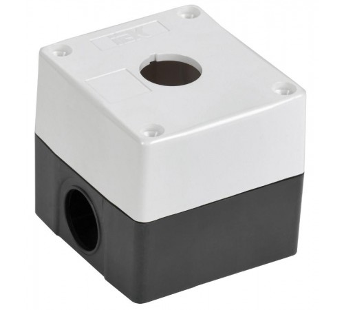 Корпус постов КП101-Р для кнопок 1 место белый  BKP10-1-K01-R  IEK