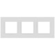 Рамка для розеток и выключателей Elegance 14-5013-01М Classic, на 3 поста, белый матовый  Б0065826  ЭРА