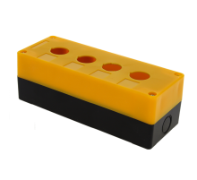 Корпус КП104 пластиковый 4 кнопки желтый EKF PROxima  cpb-104-o  EKF