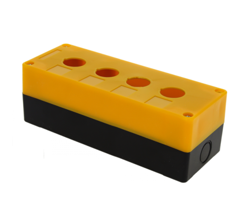 Корпус КП104 пластиковый 4 кнопки желтый EKF PROxima  cpb-104-o  EKF