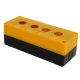 Корпус КП104 пластиковый 4 кнопки желтый EKF PROxima  cpb-104-o  EKF
