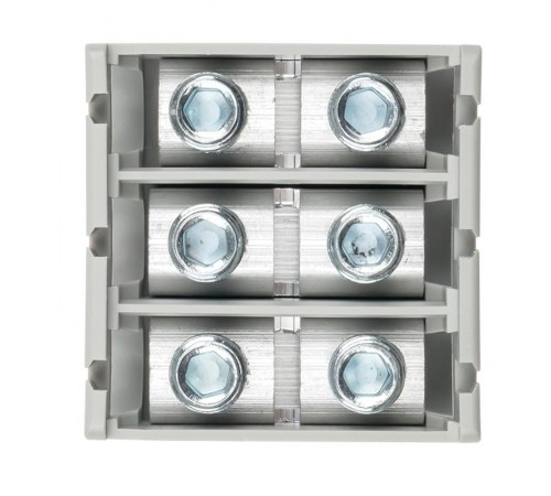 Клемма силовая вводная тройная КСВ 16-50 серая EKF PROxima   plc-kvs3-16-50-grey   EKF