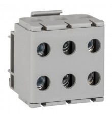 Клемма силовая вводная тройная КСВ 16-50 серая EKF PROxima   plc-kvs3-16-50-grey   EKF