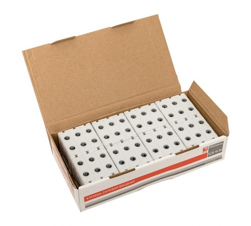 Клемма силовая вводная тройная КСВ 16-50 серая EKF PROxima   plc-kvs3-16-50-grey   EKF