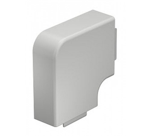 Крышка плоского угла кабельного канала WDK 40x90 мм (ПВХ,светло-серый) (WDK HF40090LGR)  6183352  OBO Bettermann