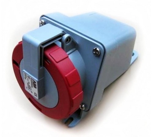 Розетка для монтажа на ПОВЕРХНОСТЬ 16A. 3P+N+E. IP67 416 RS6W  2CMA167166R1000  ABB