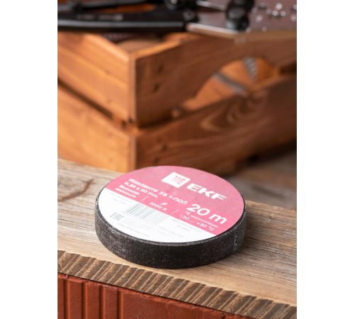 Изолента ХБ 1-ПОЛ 20мм/20м (250г) PROxima  plc-hb-pol1-6  EKF