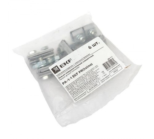 Зажим соединительный плашечный 2 болта М6 (D провода 5,1...9,0 мм) ПА-1-1 PROxima  pa-1-1  EKF