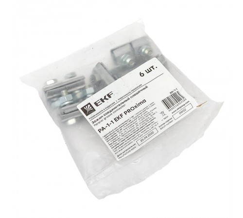 Зажим соединительный плашечный 2 болта М6 (D провода 5,1...9,0 мм) ПА-1-1 PROxima  pa-1-1  EKF