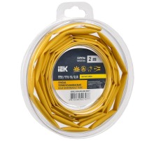 Трубка термоусадочная ТТУ нг-LS 5/2,5 желтая (2м/упак) IEK  UDR12-005-D25-002-K05-T  IEK