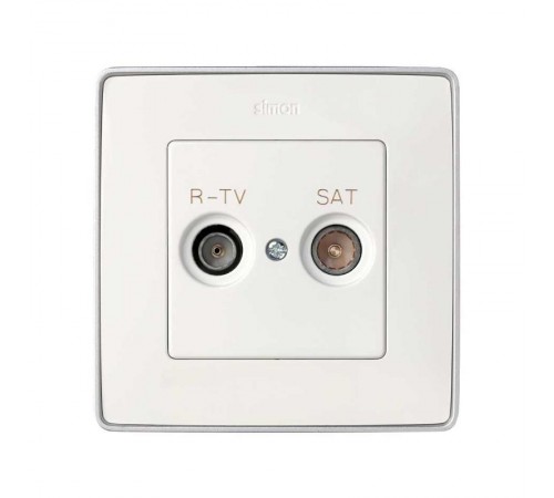 Simon 75 Механизм Розетка R-TV+SAT конечная (цифровой сигнал), S82, S82N, S88, S82 Detail  75468-69  Simon
