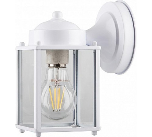 Светильник садово-парковый PL200 60W 230V E27 155*105*205мм белый  11877  FERON