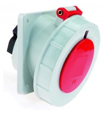 Розетка наклонная 16А 5р 400v IP67 фланец 85х85 12084 I 12084-Bals I Bals