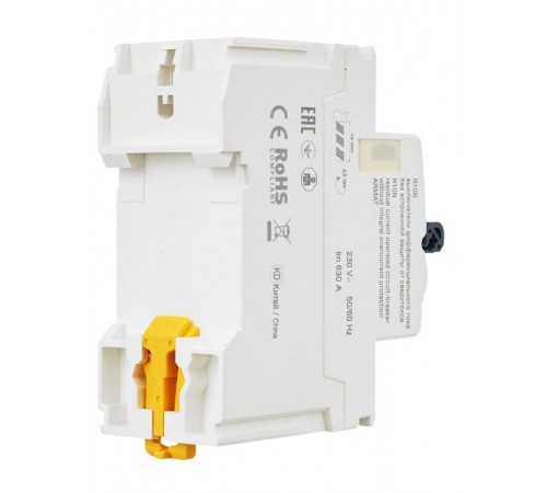 Выключатель дифференциальный (УЗО) R10N 2P 63А 30мА тип AC ARMAT  AR-R10N-2-063C030  IEK